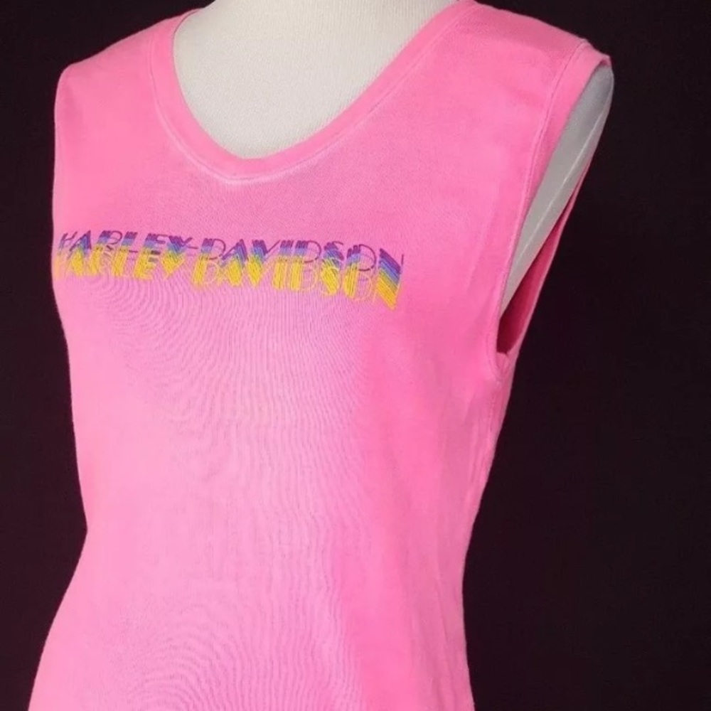 NWT Women's Harley Davidson Size XL Pink V Neck
